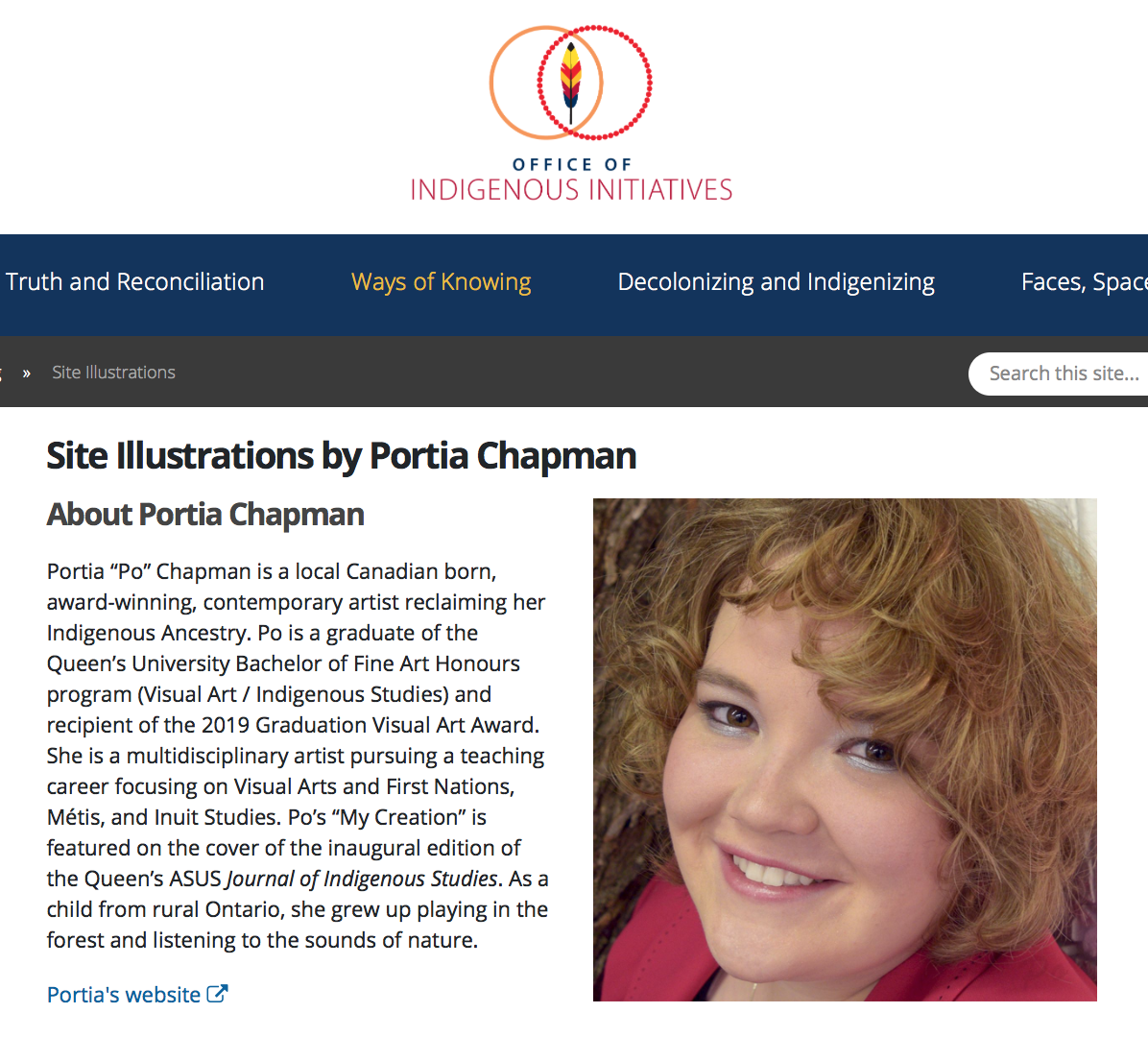 Portia Chapman's Indigenous Illustrations Published Screenshot