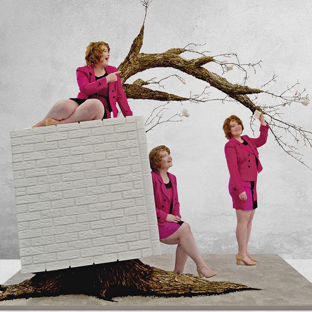 Kingston Artist Portia Po Chapman presenting a conceptual Storytelling Art composition featuring her signature vibrant style and technical execution.